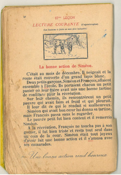 Page 40 du livret de lecture de J. Stal.