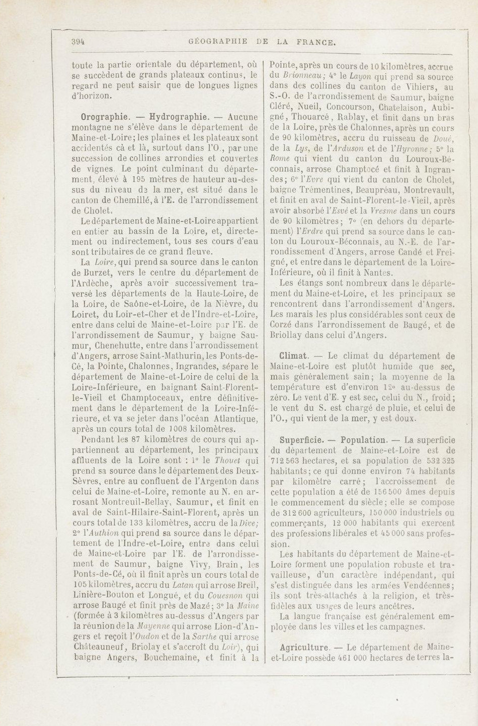 Page 394 de la géographie de Jules Verne