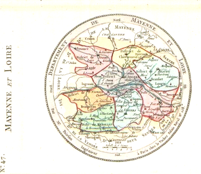 Fichier:Carte departement Mayenne-et-Loire 1792 Poirson.png