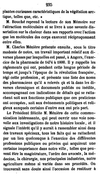 Page 235 du 5e volume des Mémoires de la Société académique.