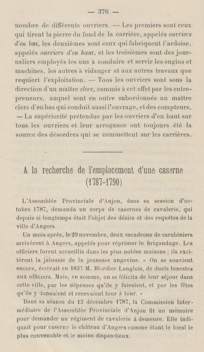 Page 376 de L'Anjou historique de 1909.