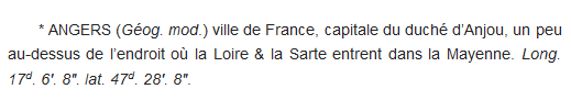 Page 460 du 1er tome (Angers) de l'Encyclopédie de Diderot.