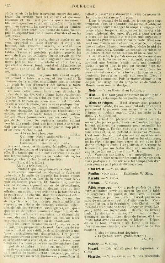 Page 434 du tome second du glossaire.