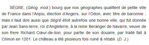Page 891 du 14e tome (Ségre) de l’Encyclopédie de Diderot.