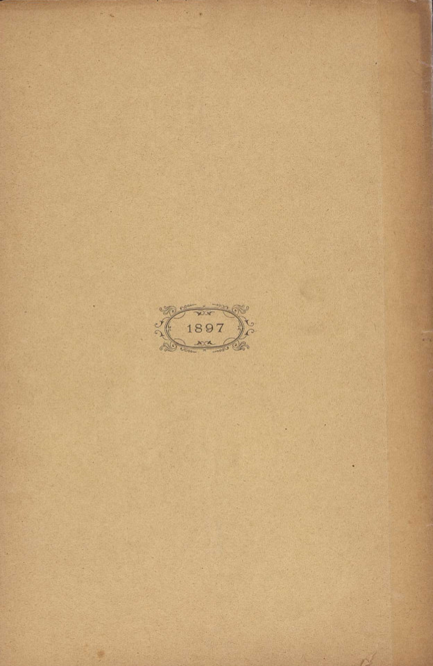 Dernière de couverture du périodique Revue poitevine et du Saumurois d'août 1897.