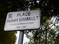 Place Hubert Grimault à Angers.