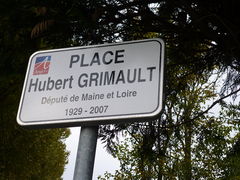 Place Hubert Grimault à Angers.