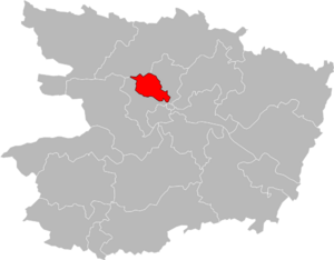 Carte de situation du canton.