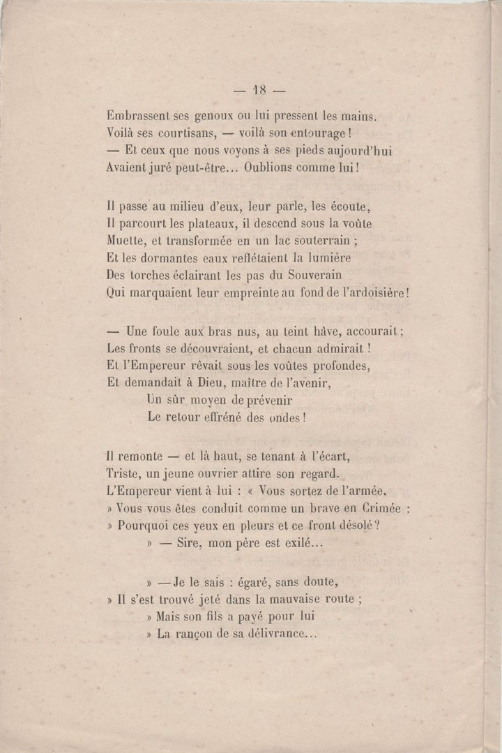 Inondation des ardoisières d'Angers en 1856 par Julien Daillière.
