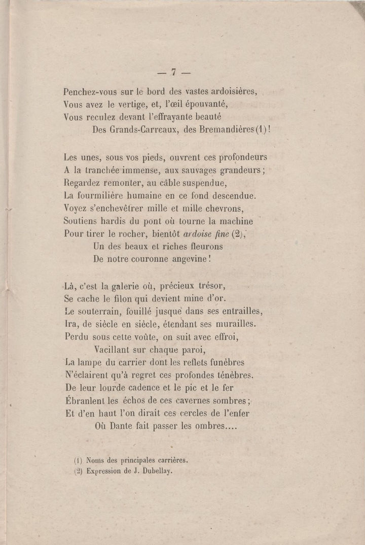 Inondation des ardoisières d'Angers en 1856 par Julien Daillière.
