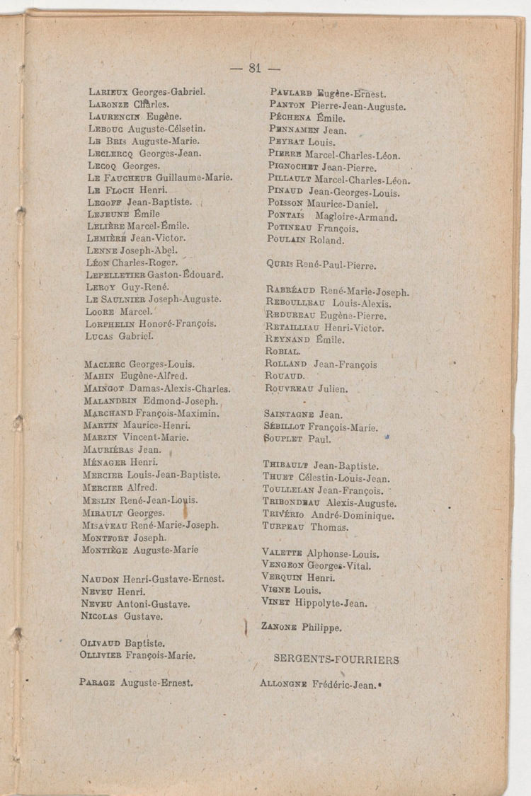 Page 81 de Historique du 6e régiment du génie - Guerre 1914 1918.