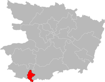 Carte de situation du canton