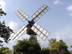 Photographie du moulin-cavier de la Herpinière (Turquant).