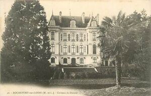 Carte postale ancienne, photographie du château.