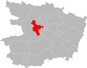 Carte de situation du canton.