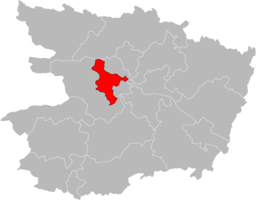 Carte de situation du canton