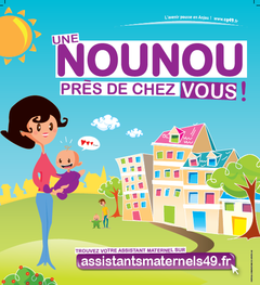 Affiche Accueil enfance 49.