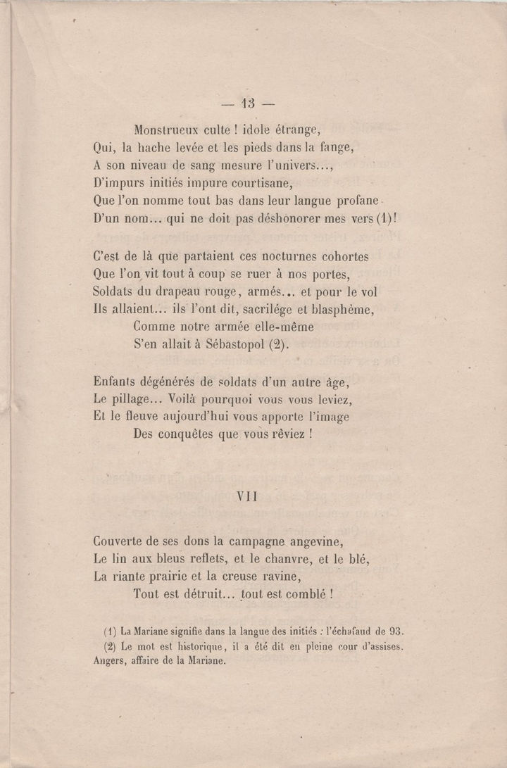 Inondation des ardoisières d'Angers en 1856 par Julien Daillière.