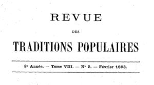 Titre de la première page de la revue.