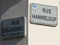 Rue Desjardins à Angers.