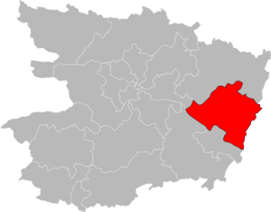 Carte de situation du canton.
