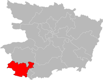Carte de situation du canton