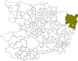 Situation dans le département
