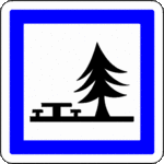 Image d'aire de pique-nique.