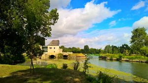 Photographie du moulin à eau.
