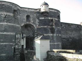 Photographie du château d'Angers.