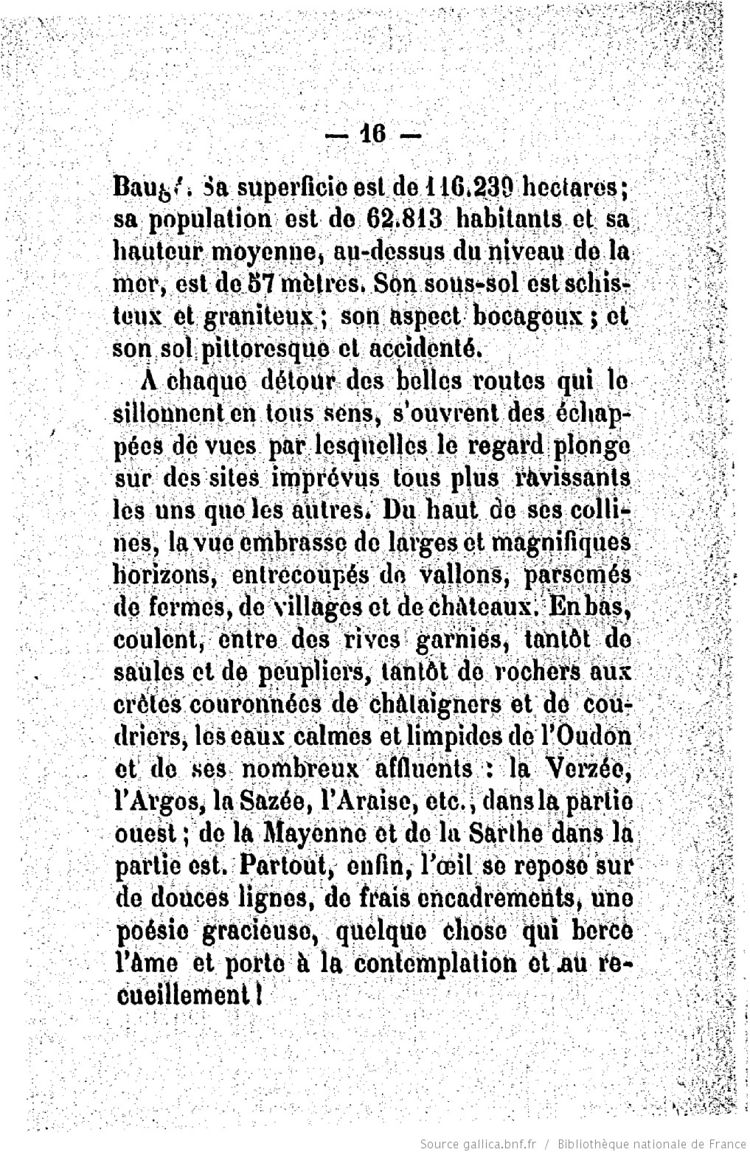 Page 16 de Notice sur la ville de Segré de E. Milon.