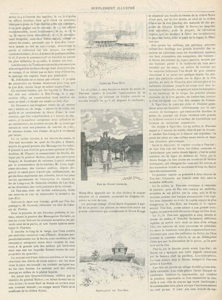 Page 2 du Supplément illustré du Journal de Cholet du 5 avril 1891.