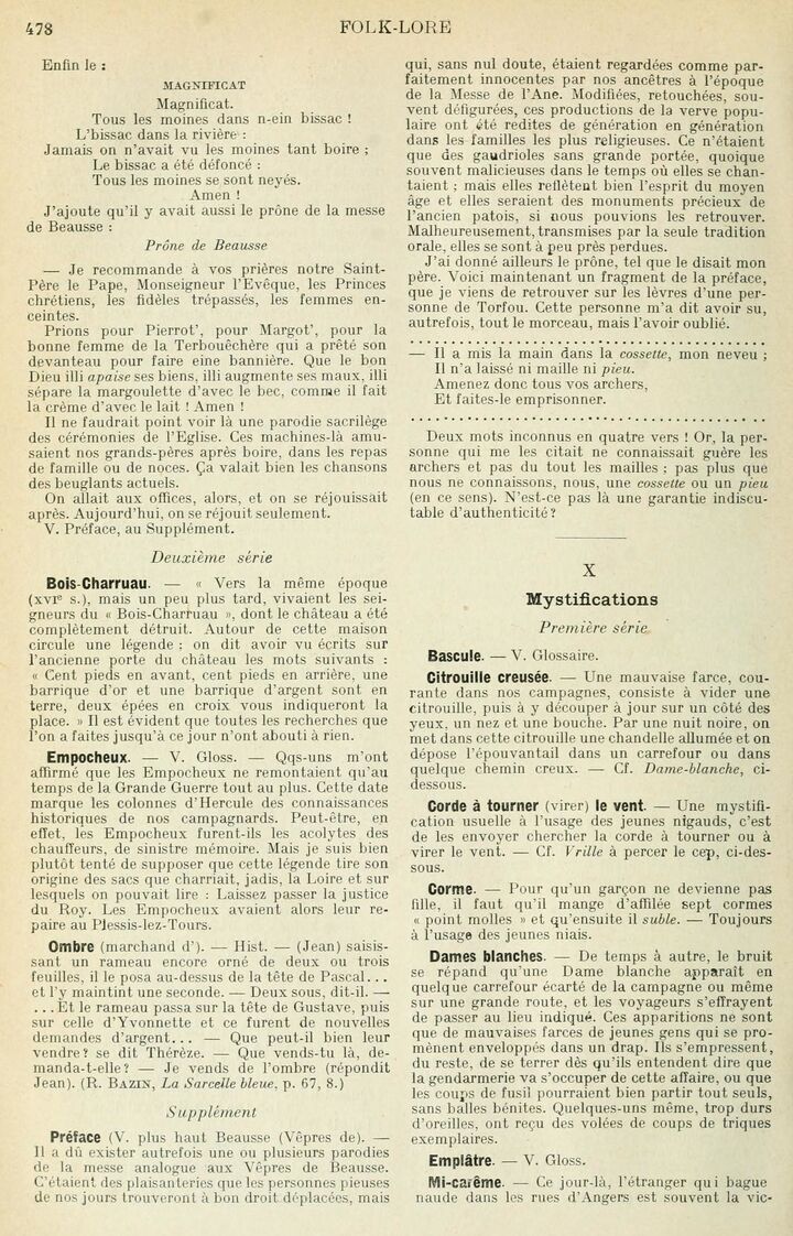 Page 478 du tome second du glossaire.