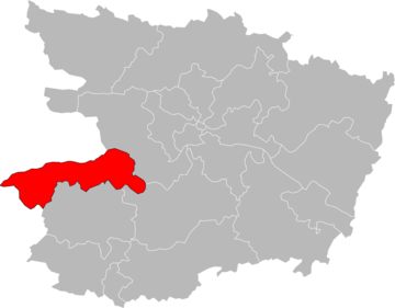 Carte de situation du canton