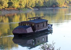Photographie représentant un bateau de Loire