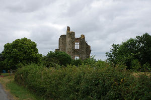 Photographie des ruines du château.