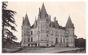 Carte postale ancienne du château.