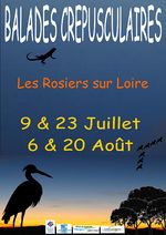 Affiche 2014 des balades crépusculaires.