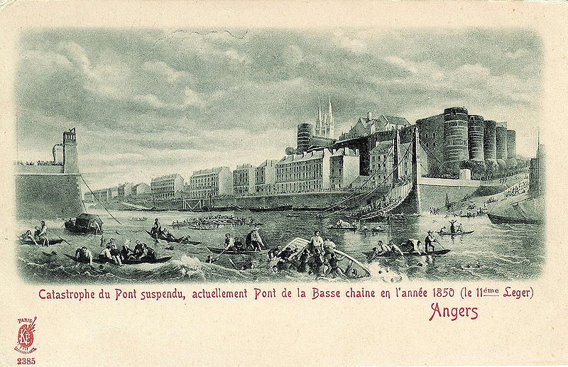 Fichier:Angers pont basse chaine 1850.jpg
