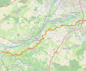 Carte du cours du Brionneau.