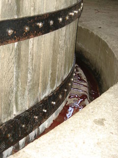 Photographie d'un pressoir à vin.