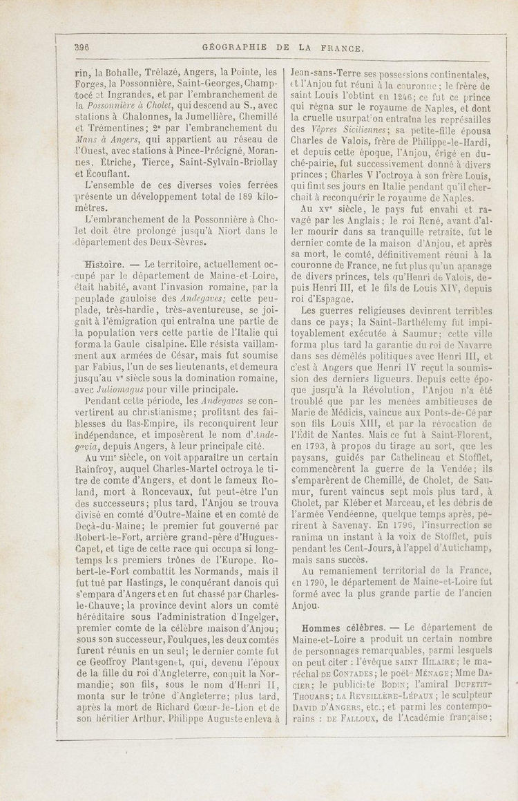 Page 396 de la géographie de Jules Verne.