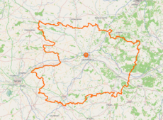 Carte du maine-et-Loire.