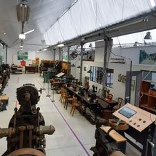 Vue intérieure du musée de la chaussure