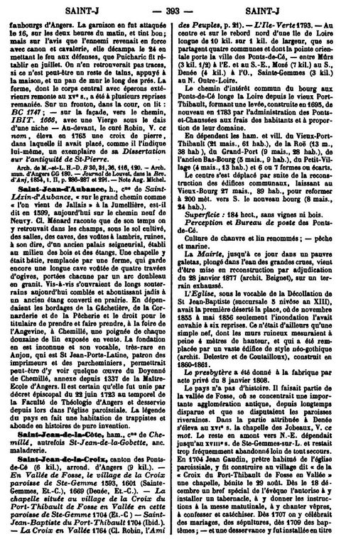 Dictionnaire Célestin Port de 1878, page 393.
