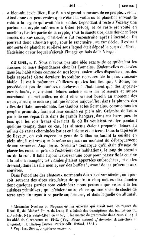 Page 461 du Dictionnaire d'architecture de Viollet le Duc.
