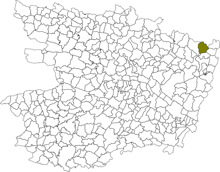 Fichier:Carte situation commune chigne.png