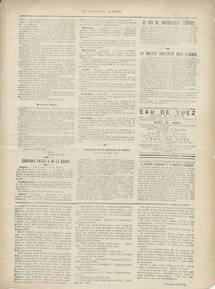 Page 7 du périodique Le Choletais.