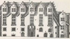 Les grandes écoles d'Angers, dessin de Bruneau de Tartifume.