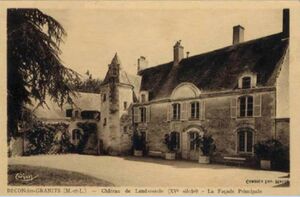 Carte postale ancienne du château.